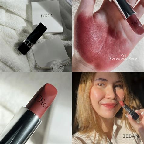 dior 722 rosewood rose|999 Dior red.